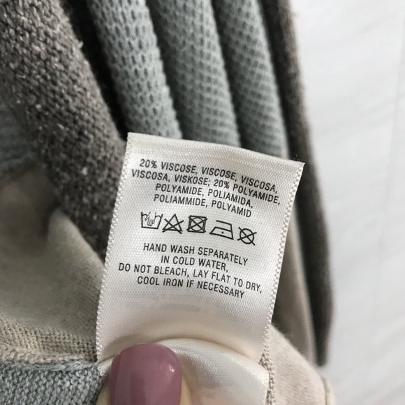 Sparrow Ribbed Patchwork Open Front Drape Cardigan - Picture 5 of 8